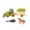 Skrutkovací traktor nakladač s prívesom pre kone 25 cm Skrutkovací traktor nakladač s prívesom pre kone 25 cm