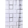 Sprchový záves 180x180cm, vinyl, štvorcový vzor Sprchový záves 180x180cm, vinyl, štvorcový vzor
