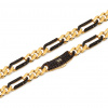 iZlato Forever Monaco Chain Figaro Alternate Pavé Lock black 8mm IZ31464 iZlato Forever Monaco Chain Figaro Alternate Pavé Lock black 8mm IZ31464