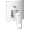 Grohe EUROCUBE vanová podomítková baterie, s přepínačem, chrom Grohe EUROCUBE vanová podomítková baterie, s přepínačem, chrom