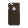 Kryt Nillkin pre Apple iPhone 7 / 8 plast / jemná povrchová štruktúra, výrez pre logo - hnedý + ochranná fólia Kryt Nillkin pre Apple iPhone 7 / 8 plast / jemná povrchová štruktúra, výrez pre logo - hnedý + ochranná fólia
