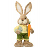 Postavička zajac s mrkvou slama 62 cm Postavička zajac s mrkvou slama 62 cm