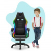 Čierne detské kreslo s LED RGB podsvietením HELLS CHAIR HC-1039 2.0, HC__5907196011214 SKL1 Čierne detské kreslo s LED RGB podsvietením HELLS CHAIR HC-1039 2.0, HC__5907196011214 SKL1