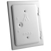 STREND Dvierka Anko C2.1W 120x180 mm, komínové, biele STREND Dvierka Anko C2.1W 120x180 mm, komínové, biele