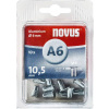 Novus Office 106440700 slepá nýtovací matice (Ø x d) 6 mm x 6 mm M4 hliník hliník 10 ks Novus Office 106440700 slepá nýtovací matice (Ø x d) 6 mm x 6 mm M4 hliník hliník 10 ks