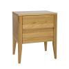 Dubový nočný stolík OSLO 2S z masívu Barevné provedení: Medová Dubový nočný stolík OSLO 2S z masívu Barevné provedení: Medová