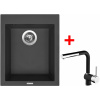 Sinks Cube 410 Pureblack + Mix 3 P GR Sinks Cube 410 Pureblack + Mix 3 P GR