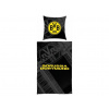 BORUSSIA DORTMUND Flanelové obliečky Borussia Dortmund, štadión, čierne, 135 × 200 cm BORUSSIA DORTMUND Flanelové obliečky Borussia Dortmund, štadión, čierne, 135 × 200 cm
