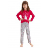 Dívčí pyžamo Maja 2252/2253/01 TARO červená 116 Dívčí pyžamo Maja 2252/2253/01 TARO červená 116