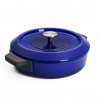 Litinový kastrol s poklicí IRON 28 cm, modrý - WOLL (IRON IND kastrol s poklici 28x7 cm/4,1l modrý - WOLL) Litinový kastrol s poklicí IRON 28 cm, modrý - WOLL (IRON IND kastrol s poklici 28x7 cm/4,1l modrý - WOLL)