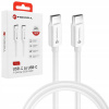Kábel Forcell USB typ C - USB typ C 0,5 m biely Kábel Forcell USB typ C - USB typ C 0,5 m biely