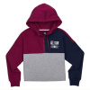 Converse ALL STAR HOODIE BB sivá,tmavo modrá,vínová,biela Dámska mikina XS Converse ALL STAR HOODIE BB sivá,tmavo modrá,vínová,biela Dámska mikina XS