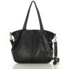 MARCO MAZZINI Mäkká kožená shopper taška | čierna vs116a MARCO MAZZINI Mäkká kožená shopper taška | čierna vs116a