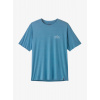 Tričko Patagonia Cap Cool Daily Shirt Cloud Crag - shore blue/l.shore blue x-dye Tričko Patagonia Cap Cool Daily Shirt Cloud Crag - shore blue/l.shore blue x-dye