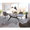 Jedálenský stôl Edona 160/200x90 cm keramický sivý kovový rozkladací Jedálenský stôl Edona 160/200x90 cm keramický sivý kovový rozkladací