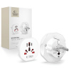 TECH-PROTECT UNIVERSAL TRAVEL ADAPTER FROM EU WHITE TECH-PROTECT UNIVERSAL TRAVEL ADAPTER FROM EU WHITE