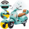Detské odrážadlo Skúter Vespa na batérie kufrík MP3 microSD Sun Baby Detské odrážadlo Skúter Vespa na batérie kufrík MP3 microSD Sun Baby
