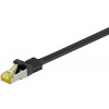 S/FTP (PiMF) Patchkábel LSOH 0.25m, cat.7, čierny, Cu S/FTP (PiMF) Patchkábel LSOH 0.25m, cat.7, čierny, Cu