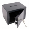 TREZOR S VKLADOM, VKLADACÍ OTVOR, KĽÚČ, 23x17x17 cm TREZOR S VKLADOM, VKLADACÍ OTVOR, KĽÚČ, 23x17x17 cm