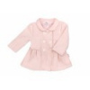 Baby Nellys Detský flaušový kabátik, púdrovo ružový, veľ. 80 Baby Nellys Detský flaušový kabátik, púdrovo ružový, veľ. 80
