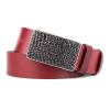 Pánsky kožený opasok ROSES, Slovenská výroba - bordová Pánsky kožený opasok ROSES, Slovenská výroba - bordová
