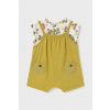 Detské bavlnené dupačky Mayoral Newborn 1660.2Q.Newborn.PPYH žltá 86 Detské bavlnené dupačky Mayoral Newborn 1660.2Q.Newborn.PPYH žltá 86
