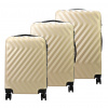 Pierre Cardin MED12 beige abs 3-dielna sada kufrov 58, 68, 78 cm Pierre Cardin MED12 beige abs 3-dielna sada kufrov 58, 68, 78 cm