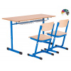Školská žiacka Dvojmiestna lavica VARIOFLEX nastaviteľná, rôzne farby a veľkosti Školská žiacka Dvojmiestna lavica VARIOFLEX nastaviteľná, rôzne farby a veľkosti