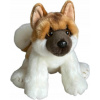 Dubi Akita Pes Maskot Sedící Měkký medvídek Pes 28 cm Dubi Akita Pes Maskot Sedící Měkký medvídek Pes 28 cm