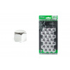 AMiO Sada krytiek pre skrutky kolies 21mm – chromové AMiO Sada krytiek pre skrutky kolies 21mm – chromové