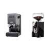 Gaggia Classic E24, grey + Eureka Mignon Silenzio 55, CR black Gaggia Classic E24, grey + Eureka Mignon Silenzio 55, CR black