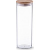 Zeller Zeller, Skleněná nádoba s bambusovým víkem, 1600 ml Zeller Zeller, Skleněná nádoba s bambusovým víkem, 1600 ml