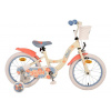 VOLARE - Detský bicykel Disney Stitch Kids - dievčenský - 16 palcov - Cream Coral Blue