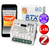 RTX Mini Relé Spínač Osvetlenia Modul 2-kanálový LN TUYA ZigBee +RF RTX Mini Relé Spínač Osvetlenia Modul 2-kanálový LN TUYA ZigBee +RF