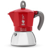 Bialetti Moka Induction na 4 šálky, červená Bialetti Moka Induction na 4 šálky, červená
