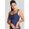Plavky Anya Spot Balconnet Tankini Navy/ivory SW1011 - Panache 75D Plavky Anya Spot Balconnet Tankini Navy/ivory SW1011 - Panache 75D
