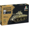 Italeri - M4 Sherman 75mm, Model Kit tank 25751, 1/56 Italeri - M4 Sherman 75mm, Model Kit tank 25751, 1/56