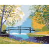 Maľovanie podľa čísel Les s lávkou cez rieku, 40x50 cm, bez rámu a bez vypnutia plátna (6045500) Maľovanie podľa čísel Les s lávkou cez rieku, 40x50 cm, bez rámu a bez vypnutia plátna (6045500)