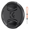 K&F Concept K&F 58MM Lens Cap printed s KF logo s anti-lost string, individually packaged in OPP bag K&F Concept K&F 58MM Lens Cap printed s KF logo s anti-lost string, individually packaged in OPP bag