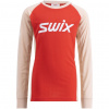 SWIX RaceX Classic Long Sleeve Jr., Peach Whip/Teaberry Velikost: 128 SWIX RaceX Classic Long Sleeve Jr., Peach Whip/Teaberry Velikost: 128