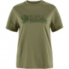 Fjällräven Lush Logo T-shirt W, Farba GREEN, Veľkosť S Fjällräven Lush Logo T-shirt W, Farba GREEN, Veľkosť S