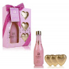 Kúpeľňový set Essence of Beauty v ružovom darčekovom balení s penou do kúpeľa Kúpeľňový set Essence of Beauty v ružovom darčekovom balení s penou do kúpeľa