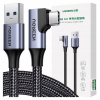 Kábel Ugreen USB - USB typ C 1 m čierny Kábel Ugreen USB - USB typ C 1 m čierny