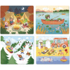 Vilac Drevené puzzle Dobrodružstvo 4v1 Vilac Drevené puzzle Dobrodružstvo 4v1