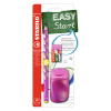 Školský set pre ľavákov - ceruzka STABILO EASYgraph v ružovej farbe + guma a strúhadlo Školský set pre ľavákov - ceruzka STABILO EASYgraph v ružovej farbe + guma a strúhadlo