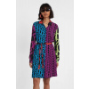 Desigual Dámske šaty CASSIDIE Modrá 40 Šaty Desigual Dámske šaty CASSIDIE Modrá 40 Šaty