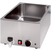 STALGAST Vodní lázeň stolní (bain marie) s vyp. kohoutkem GN 1/1 150 mm, 1,2 kW | STALGAST, 741156 STALGAST Vodní lázeň stolní (bain marie) s vyp. kohoutkem GN 1/1 150 mm, 1,2 kW | STALGAST, 741156