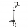 Swiss aqua technologies Sprchový systém SAT s termostatickou baterií černá matná SATSSTKPC Swiss aqua technologies Sprchový systém SAT s termostatickou baterií černá matná SATSSTKPC