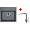 Sinks Solo 560 Titanium + Mix 3 P GR Sinks Solo 560 Titanium + Mix 3 P GR