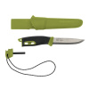 Nôž Companion Spark (S) Morakniv® – Strieborná čepeľ - Satin, Zelená Nôž Companion Spark (S) Morakniv® – Strieborná čepeľ - Satin, Zelená